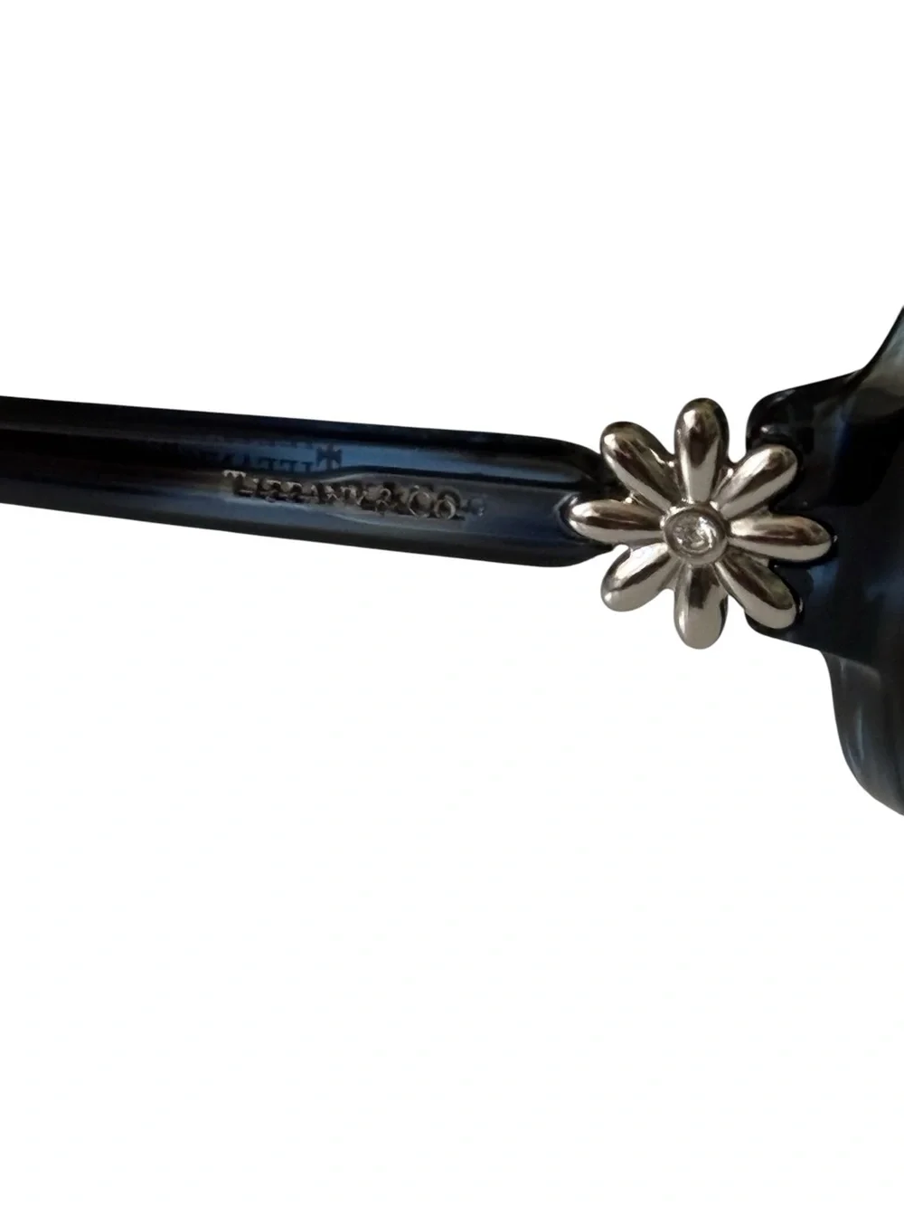 TIFFANY & CO Silver Flower Sunglasses NEW